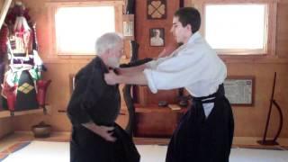 Rossignol Sensei, demonstrating an Aikibudo technique.