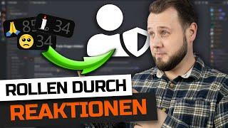 DISCORD ROLLEN durch REAKTIONEN: Reaction Roles mit dem Carlbot