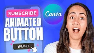 How to Create a Custom Subscribe Animation | Easy Canva Tutorial