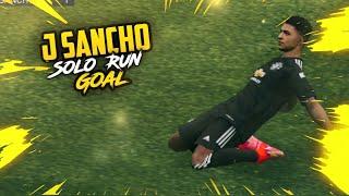 J Sancho Solo Run Goal | PES 21 | Counter attack Goal