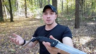 Что такое тактический нож на примере Cold Steel Voyager XL tanto. 2019.