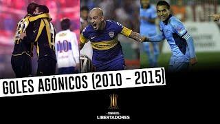 GOLES AGÓNICOS EN COPA LIBERTADORES (2010 - 2015)