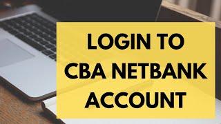 CommonWealth Bank Login - How to Sign in to Cba Netbank Account (2023)