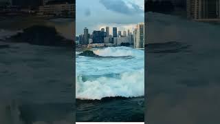 City Devastated by Tidal Wave! Unbelievable Disaster Footage! #tidalwave #scaryocean