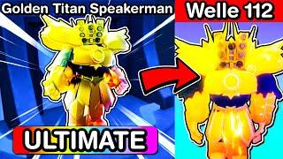 GOLDEN TITAN SPEAKERMAN vs. ASTRO MUTTERSCHIFF In Toilet Tower Defense!