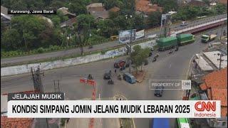 Kondisi Simpang Jomin Jelang Mudik Lebaran 2025