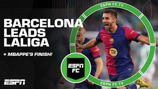 Barcelona leads LALIGA  Madrid trails by 2 + Bellingham & Mbappe’s impressive finish  | ESPN FC