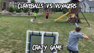 Curveballs VS Voyagers crazy game!! (Game 4)