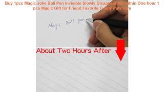 Buy 1pcs Magic Joke Ball Pen Invisible Slowly Disappear Ink within One