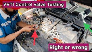 How To Test VVTI Control Valve Of Toyota