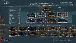 Warframe hirudo build with test