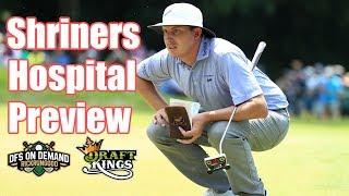 Shriners Hospital Open Preview & Picks - DraftKings