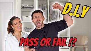 DIY wardrobe nightmare - did we pass or fail!? | AD