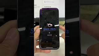 Live Activities with sports on iPhone 14 Pro #shorts