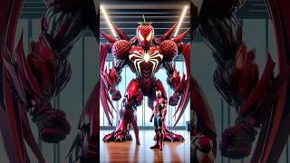 Strawberry Mecha Spiderman vs. Mutant Strawberry Joker (PART 2) #spiderman #Marvel