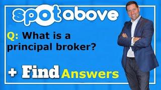 Real Estate Exam Questions. Real Estate Licensing. What is a principal broker?