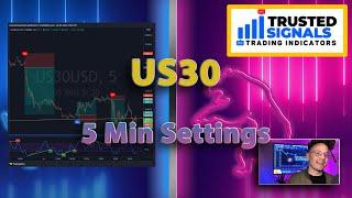 FOREX TRADING US30 5MIN CHART - TRUSTED SIGNALS SETTINGS 2022