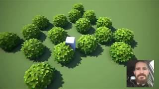 Fluffy Stylized Foliage - 3D Game Modeling Maya