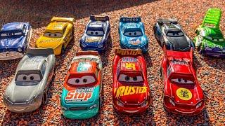 Disney Pixar Cars Lightning Mcqueen, Dinoco, Mater, Hudson, Axlerod, Finn, Frank, Guido, Mack, Shu