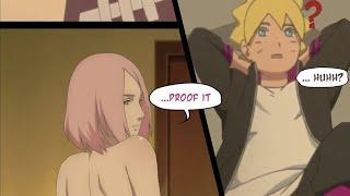 Sakura Oba-san We Can't Do This! Sakura Gives Boruto His Birthday Present.