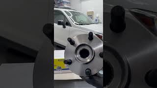Changing out the 2018 Subaru Forester rear wheel bearing due to premature failure. Moog unboxing