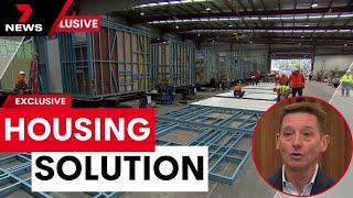 Prefabricated homes could be the answer to the nation's housing crisis | 7 News Australia