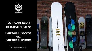 Snowboard Comparison: Burton Process vs. Burton Custom