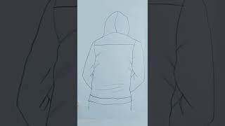How to draw a boy backside | easy drawing tutorial for beginners | easy pencil drawing step by step