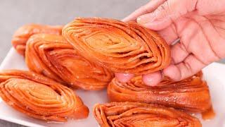 KHAJA RECIPE | CRISPY KHAJA SWEET RECIPE | CHIROTE RECIPE | N'Oven