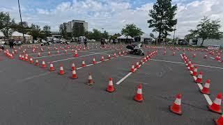 Officer Chang on the Speed course at the 45th Annual Mid Atlantic Police Motorcycle Rodeo