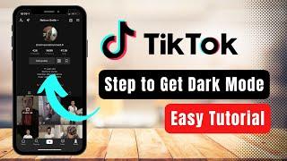 How to Get Dark Mode on TikTok iPhone !