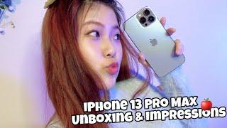 iPhone 13 Pro Max  | Unboxing & Impressions  (Olivia Huien)