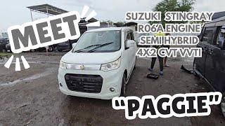 Our next project car "Paggie" Suzuki Stingray R06A engine Semi hybrid 4x2 CVT vvti