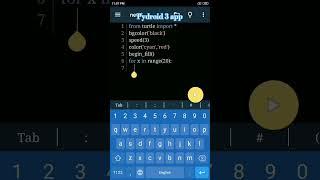 turtle graphics design | pydroid 3 app