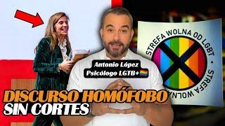 MARIAN ROJAS ESTAPÉ DISCURSO HOMÓFOBO SIN CORTES. PARA INCRÉDULOS