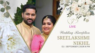 SREELAKSHMI/NIKHIL   WEDDING RECEPTION