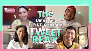 The Cast of LOVE AT FIRST STREAM react to YOUR TWEETS!