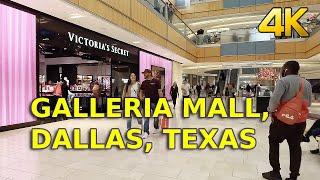 The Galleria, Dallas, Texas. A window shopping experience - 4K walking tour