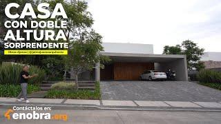 CASA MODERNA CON  DOBLE ALTURA QUE TE SORPRENDERÁ! | Jaime Juárez | Obras Ajenas