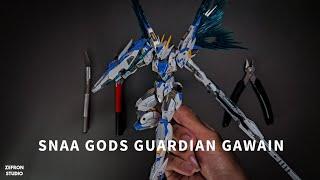 SNAA GODS GUARDIAN GAWAIN |1/144 Model Kit | Relax ASMR Build | Review | Bahasa Indonesia - English