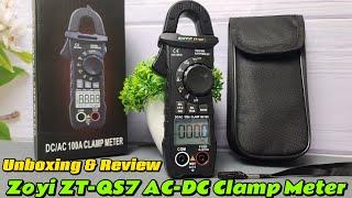 Zoyi ZT QS7 AC-DC Clamp Meter Unboxing and Review