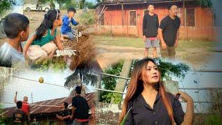 A tour of my village Sendenyu||@kents350 playing volleyball with villagers||Rural life.