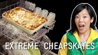 Lasagna Cooked In The Dishwasher | Extreme Cheapskates Recipe