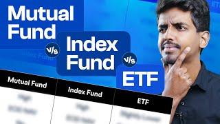 Which is Best? Mutual Fund vs Index Fund vs ETF Explained