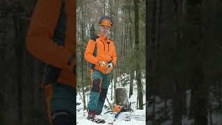 Unterhosenschnitt | Ideal für dünne Vorhänger | Baum fällen | Tutorial von Forstwirtschaftsmeister