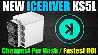 NEW!! ICERIVER KS5L - Fastest ROI Kaspa Miner