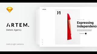 ARTEM – Digital Agency Sketch Template | Themeforest Website Templates and Themes