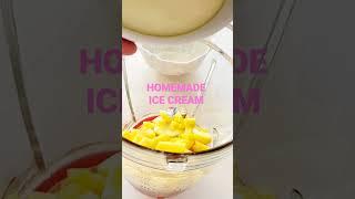 How to make ice cream| HOMEMADE ice cream| #icecream #summer #peach #dessert #delicious #homemade