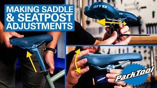 How to Adjust a Bike Saddle & Seatpost