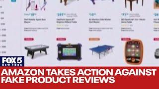 Amazon takes action against fake product reviews